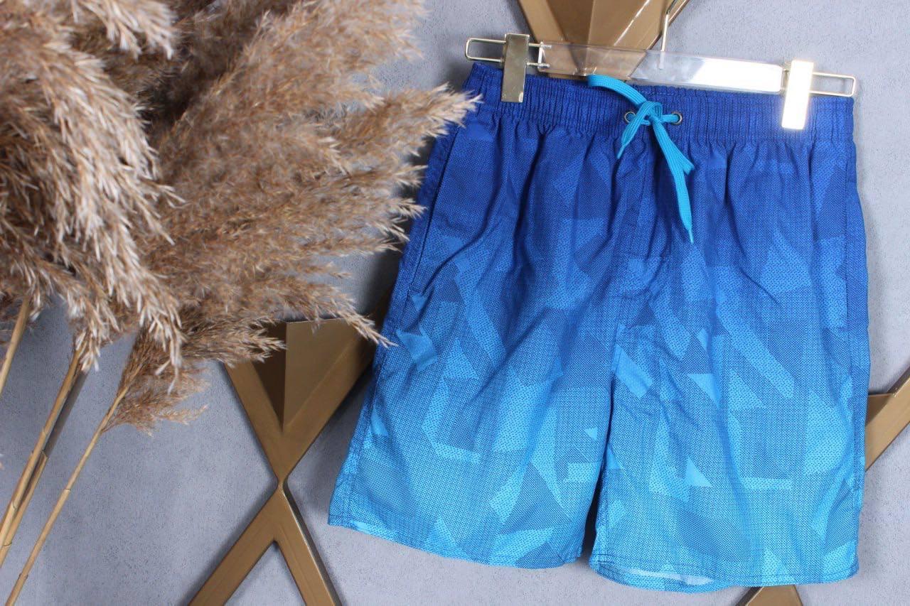 Фабричні шорти-батали для чоловіків із Китаю: нова колекція Sofia JD-2390 Блакитний, 3Xl, фото 1