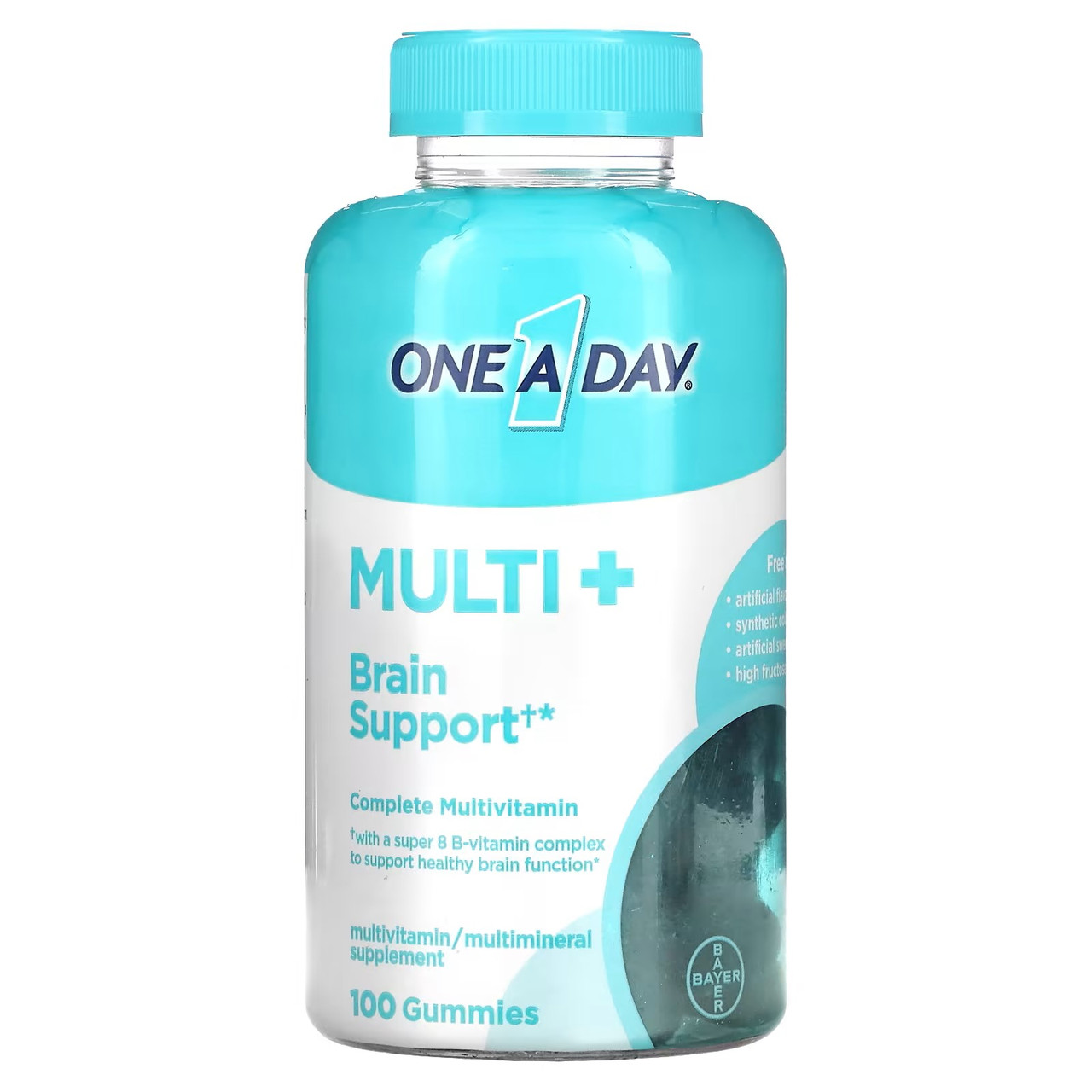 Вітаміни One-A-Day Multi + Brain Support, 100 Gummies