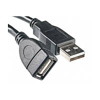 Кабель PowerPlant USB 2.0 AF – AM, 3м, One ferrite