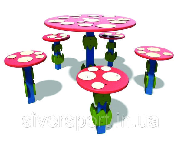 Пісочний столик "Мухомор" SiverSport KID9006, фото 1