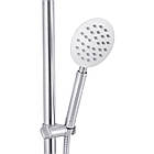 Душова система Kroner KRP Edelstahl Kubus ESG063 зі змішувачем і верхнім душем із неіржавкої сталі, фото 8