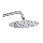 Душова система Kroner KRP Edelstahl Kubus ESG063 зі змішувачем і верхнім душем із неіржавкої сталі, фото 9