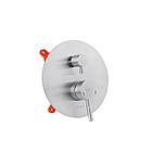 Душова система Kroner прихованого монтажу KRP Edelstahl Klassisch ESG082 душова панель у ванну, фото 3