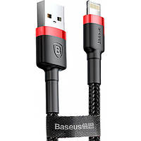 Кабель Baseus Cafule Lightning 2.4A (1m) (red/black) 18029