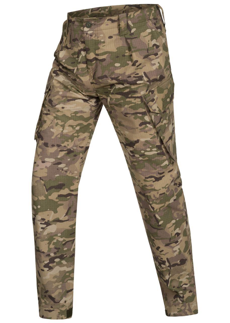 Тактичні штани чоловічі ТТХ ріп-стоп 30% бавовни, мультикам 54