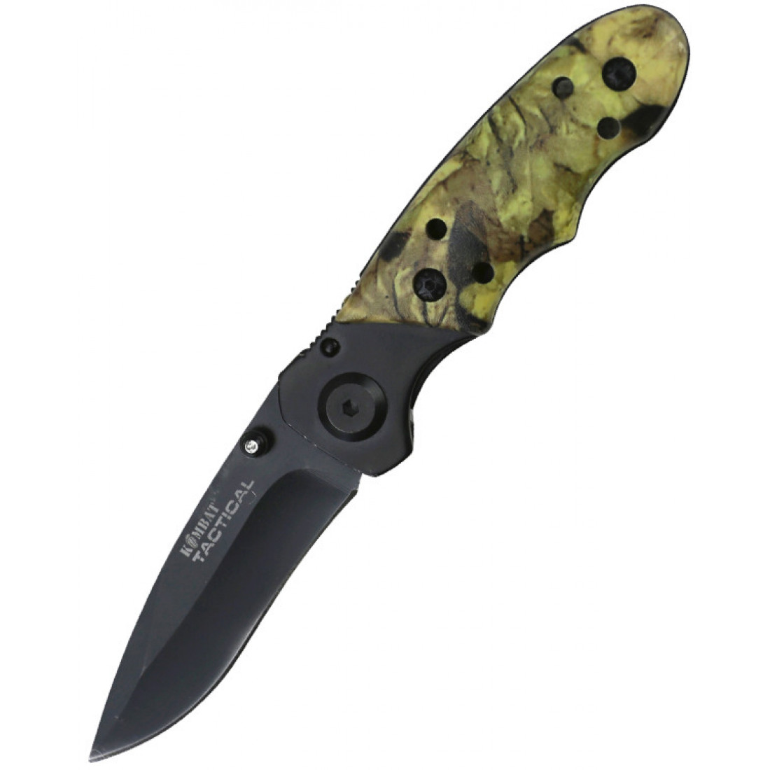 Ніж складаний тактичний KOMBAT UK Camo Mini Lock Knife KW531 камуфляж