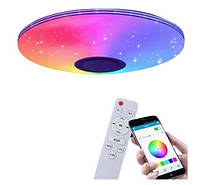 RGB Люстра з Bluetooth колонкою 37 см 60 W Світильник з регулюванням яскравості та блютуз-колонкою