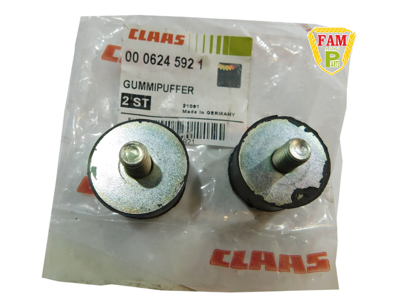 Гумовий амортизатор ORG, 624592 Claas