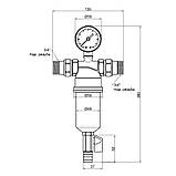 Фільтр самопромивний SD Forte 3/4" для води SF127W20, фото 2