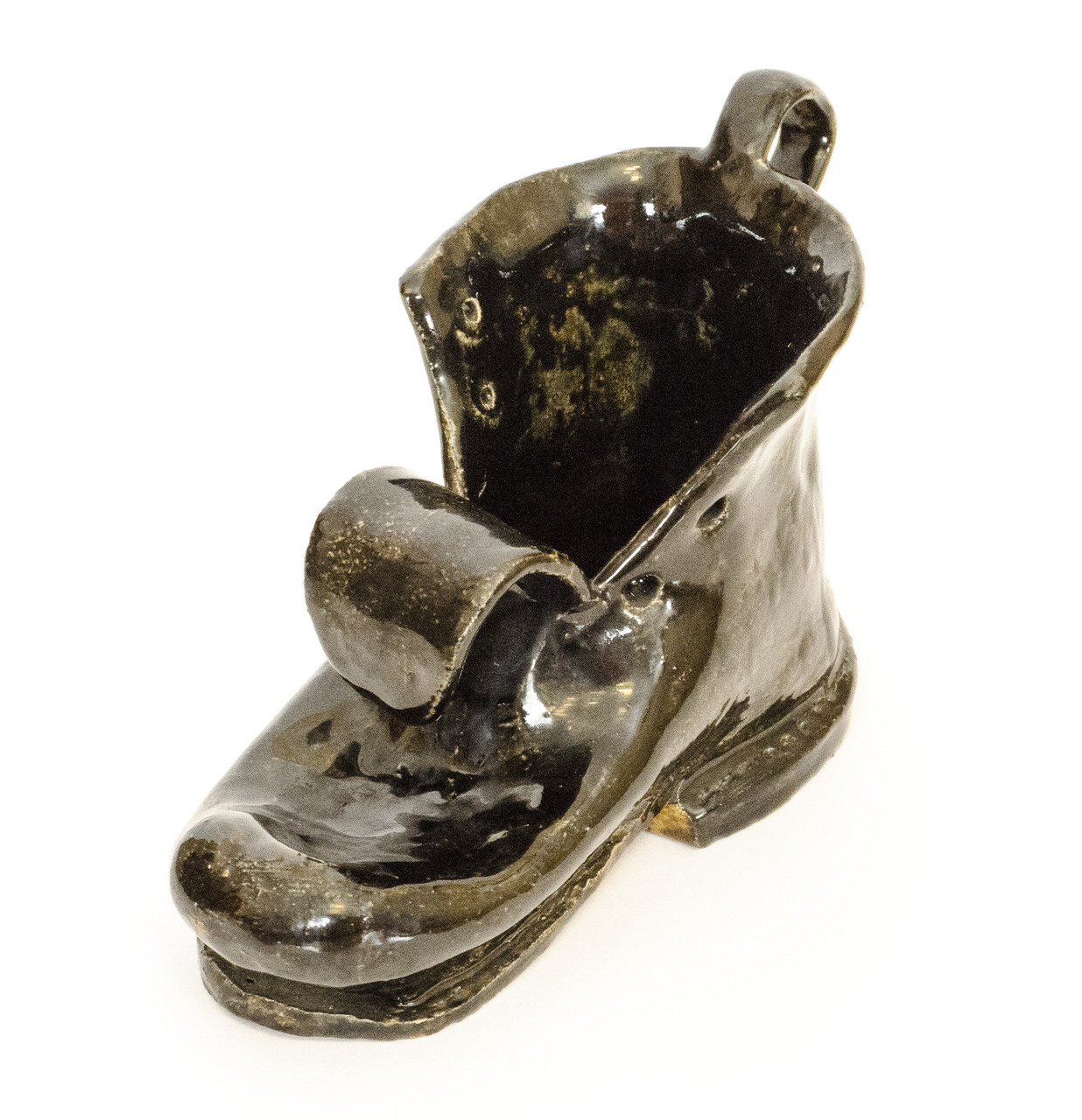 Оригинальная пепельница, шкатулка, предмет для интерьера, старый Башмак, Германия, Керамика - фото 4 - id-p11470653