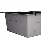 Мийка на кухню Lidz H5050B 3.0/0.8 мм Brush Black (LDH5050BPVD3008) з нержавіючої сталі чорна, фото 6