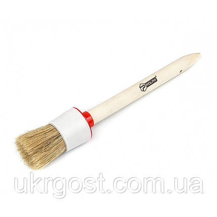 Пензель малярний круглий Стандарт №2 20 мм змішаний ворс POLAX (08-001), фото 1