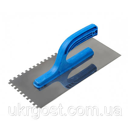 Затирка з нержавіючої сталі 130x270 зуб 8x8 POLAX (100-099), фото 1