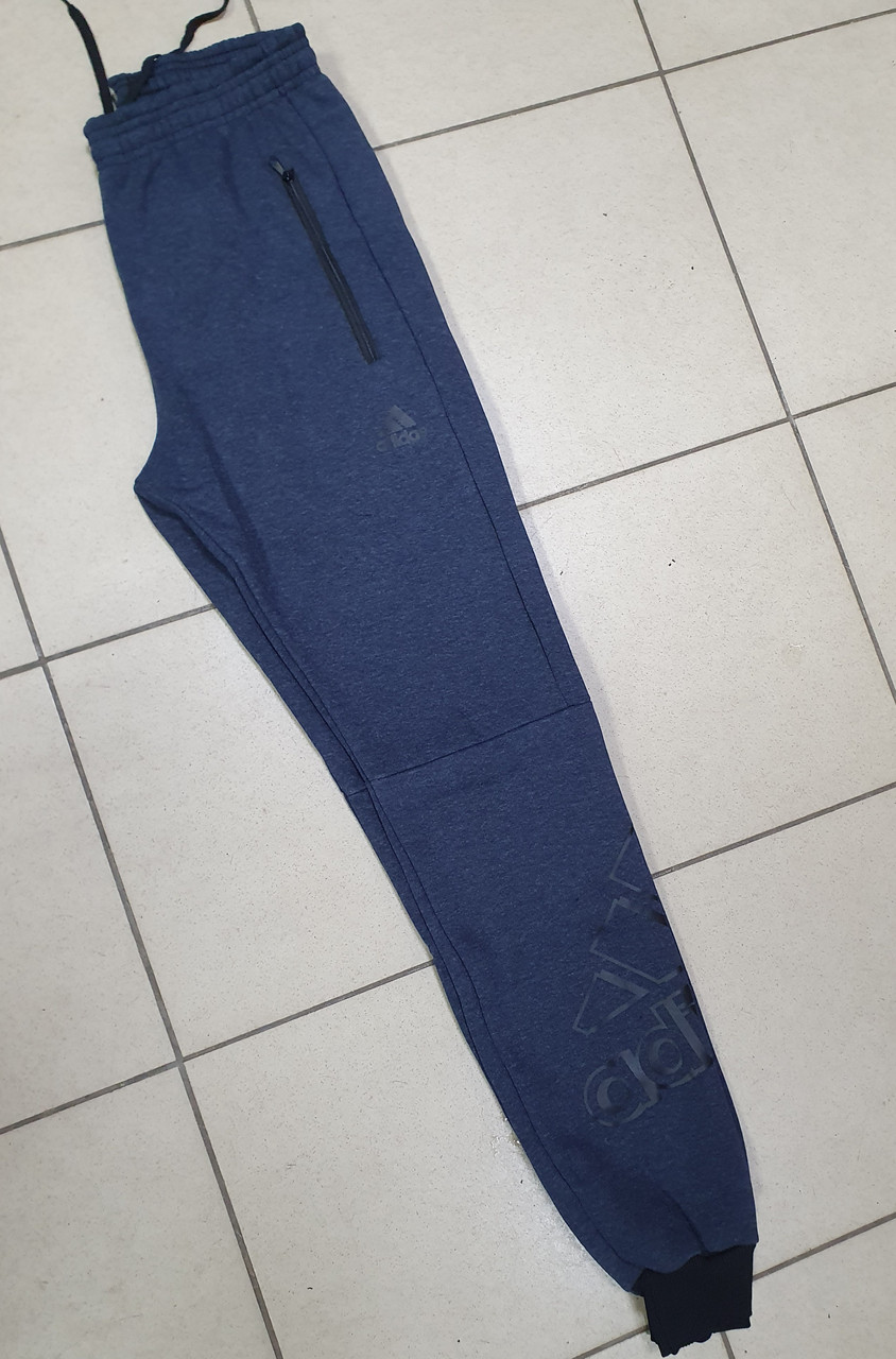 Спортивные штаны теплые ADIDAS на флисе мужские M-XXXL арт.1170, Размер мужской одежды (RU) 50, Международный - фото 1 - id-p1839744491