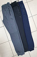 Спортивные штаны мужские теплые PUMA арт.1171, Размер мужской одежды (RU) 46, Международный размер M, Цвет