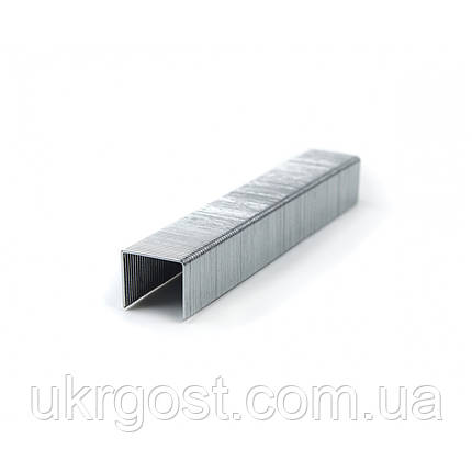 Скоби для степлера гартовані 10x0, 7x11, 3 мм А53 POLAX (24-009), фото 1