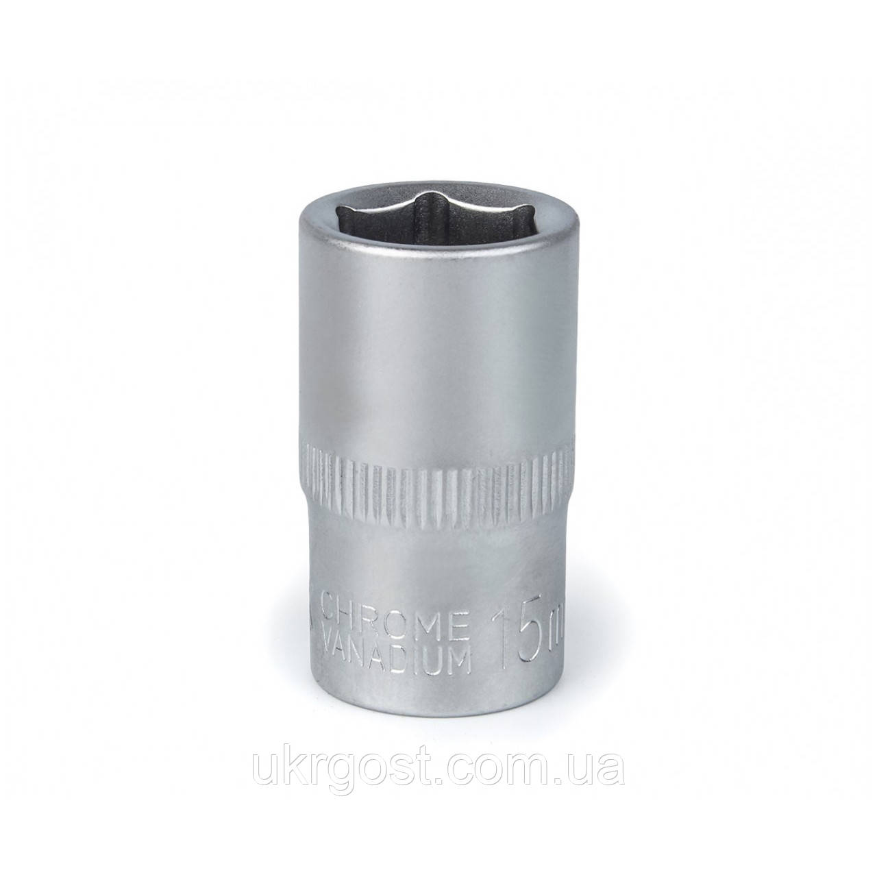 Торцева насадка шестигранна 15 мм 1/2 " CRV POLAX (25-088)