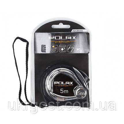 Рулетка Premium 5x19 мм POLAX (29-009), фото 3