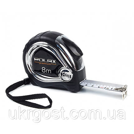 Рулетка Premium 8x25 мм POLAX (29-010), фото 1