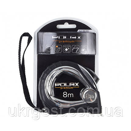 Рулетка Premium 8x25 мм POLAX (29-010), фото 3