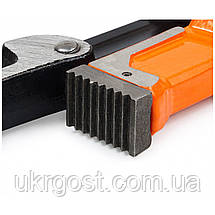 Ключ трубний з тріскачкою 0-75 мм, 300 мм POLAX (44-005), фото 3