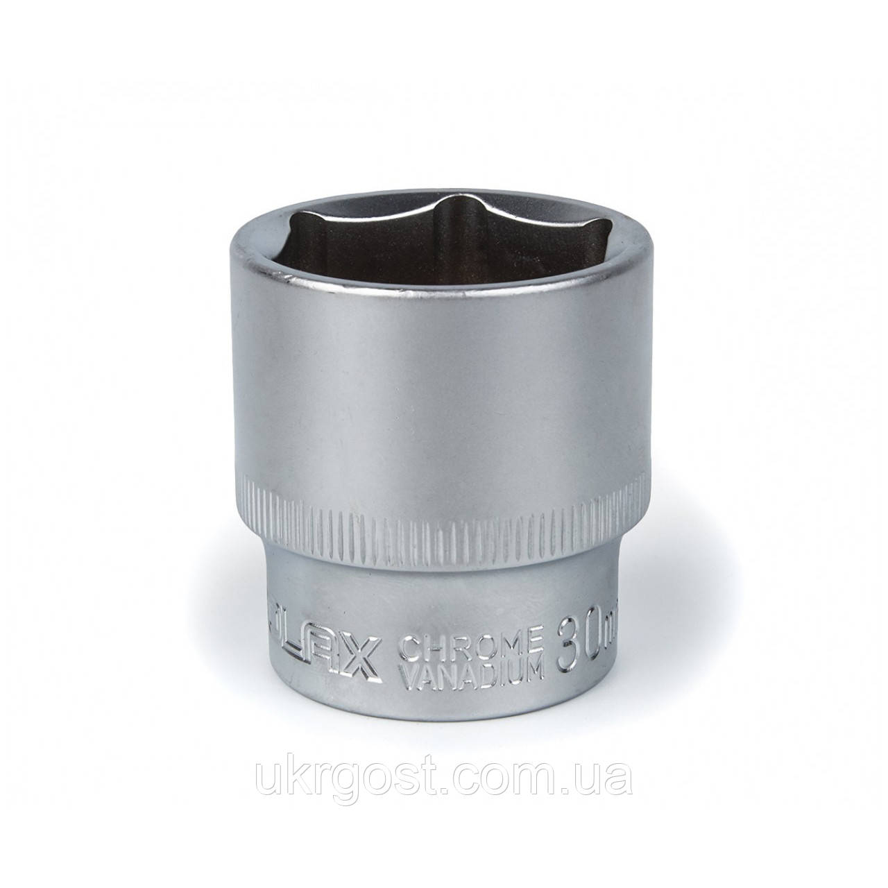 Торцева насадка шестигранна 30 мм 1/2" CRV POLAX (25-097)