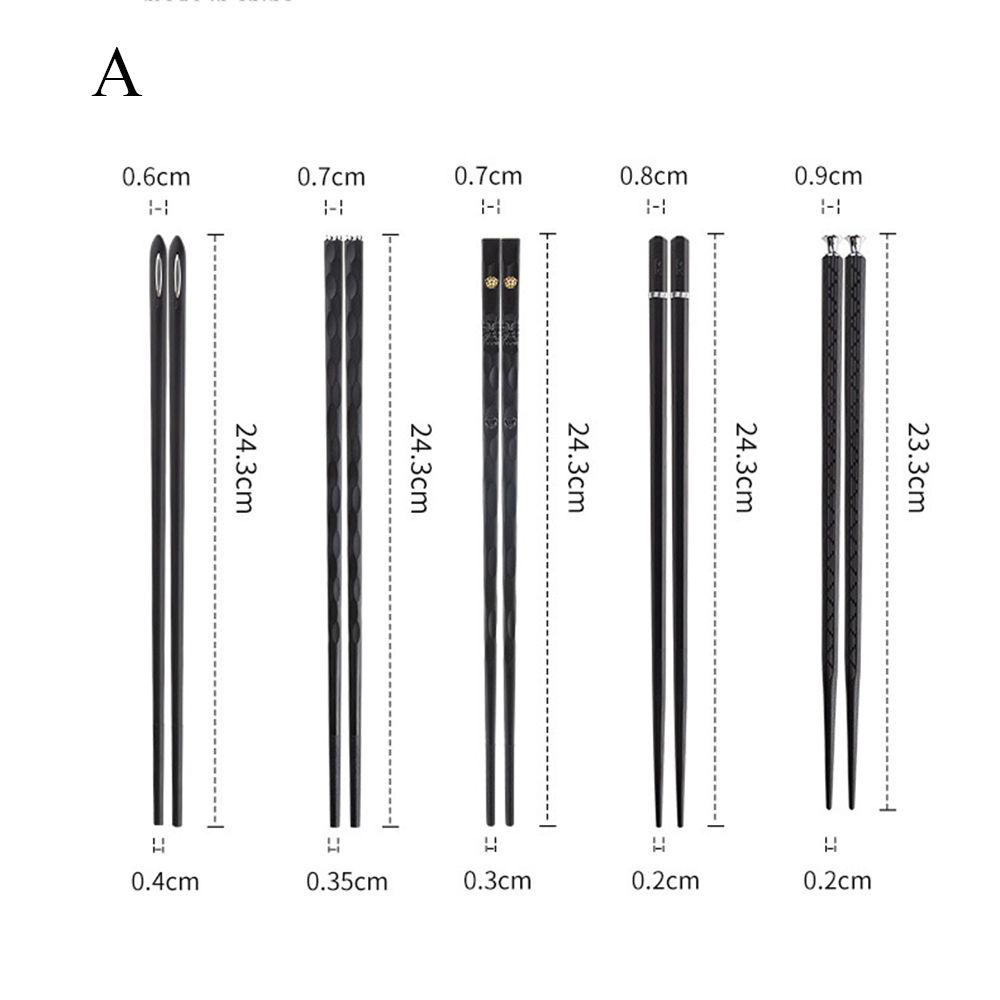 Многоразовые палочки для еды, набор палочек 5 пар из стекловолокна ...
