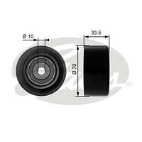 T36173 (7803-21273) Окружающий ролик GATES DRIVEALIGN MV IDLER