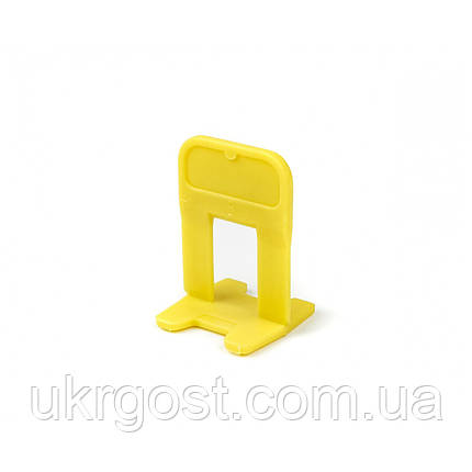 Система вирівнювання плитки Основа Mini 2 мм 250 шт POLAX (1000-207), фото 1
