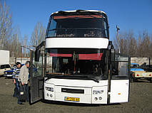 Изготовление и замена лобового стекла DAF SBR 3000 в Никополе (Украина) 13