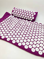 Килимок ортопедичний масажний Acupressure mat з подушкою кращий товар