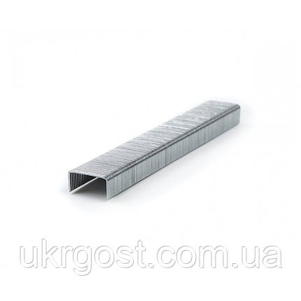 Скоби для степлера розжарені 6x0,7x11,3 мм А53 POLAX (24-007), фото 1