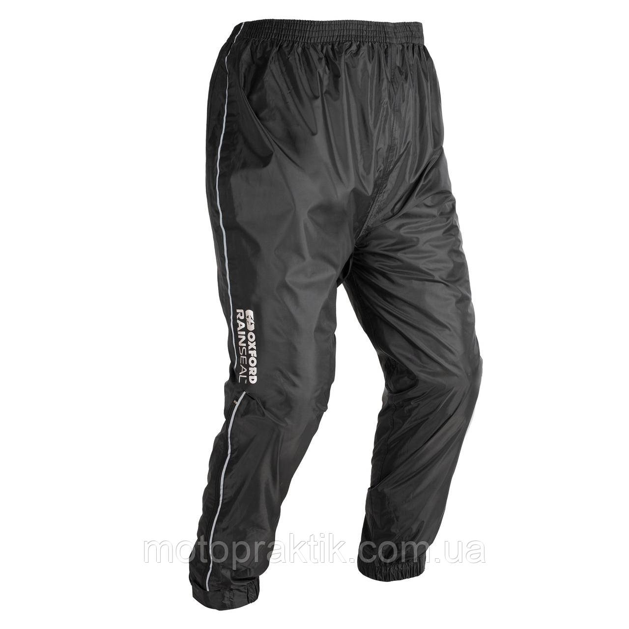 Oxford Rainseal Over Pant Black, S Мотоштаны дощові