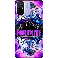 Силіконовий бампер чохол для Xiaomi Redmi 12C з малюнком Fortnite Marvel