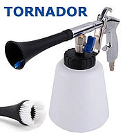 Торнадор пневматический пистолет распылитель Tornador М010 для химчистки и мойки автомобиля пенораспылитель.