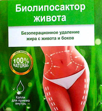 Біоліпосактор живота - комплекс для схуднення, позбавтеся жиру з живота і боків, фото 1