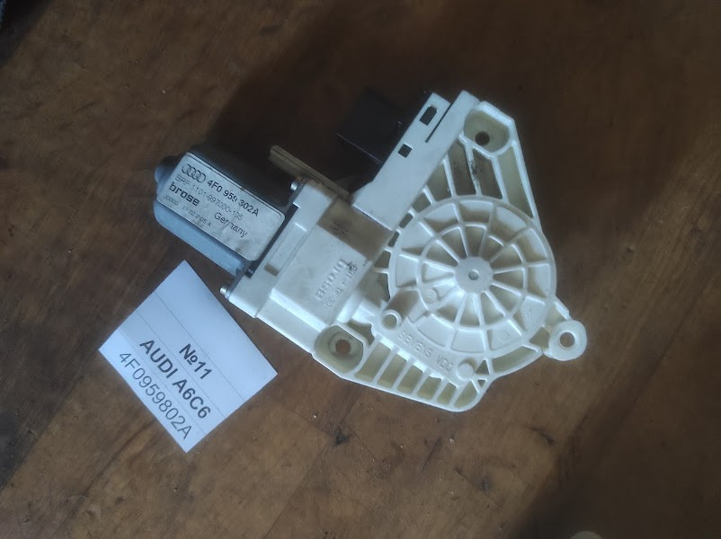 No11 Б/у Двигун склопідйомника 4F0959802A для Audi A6 C6 2004-2011