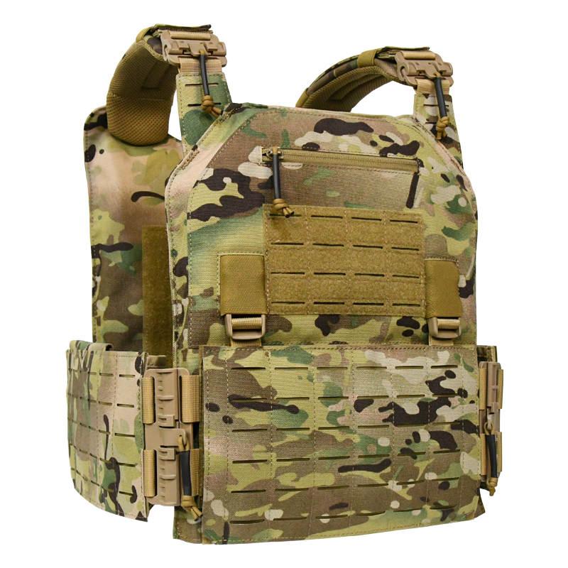 Плитоноска бронежилет ESAPI L/XL (28x35) мультикам/multicam MOLLE зі зйомним демпфером