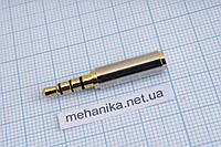 Адаптер-переходник, mini-Jack 3.5 mm Male/micro-Jack 2.5 mm Female, 4 PIN TRRS