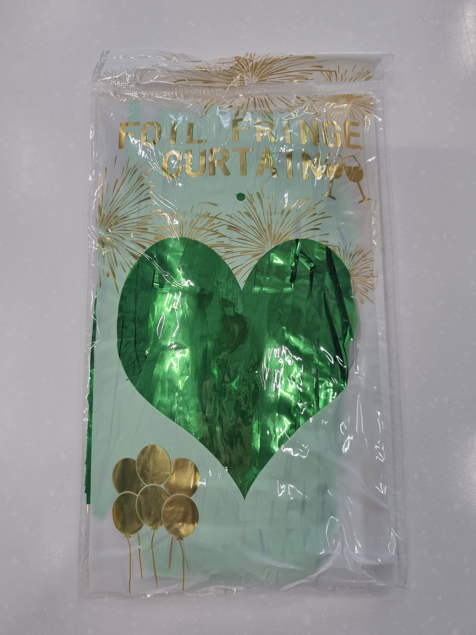 Шторка декор для фотозони колір Зелений 1×2м, фото 1