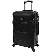 Дорожная сумка чемодан Bonro 2019 на колесиках багажный чемоданчик черный небольшой (bo-10500407) SPL