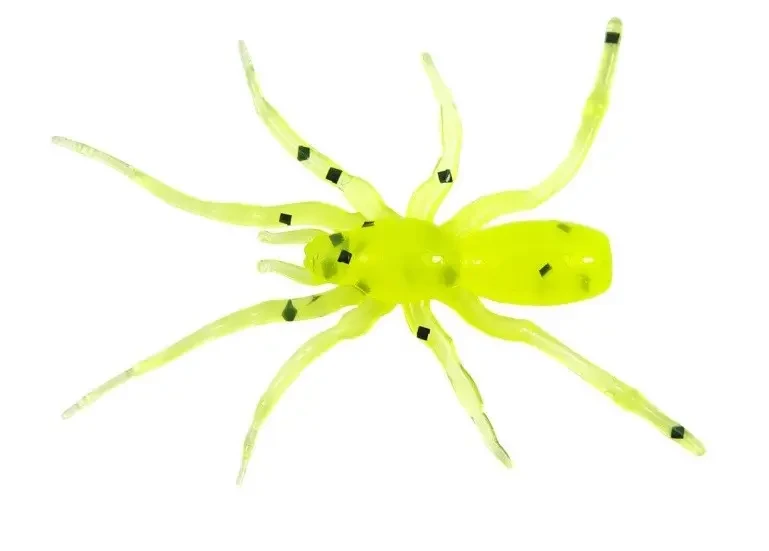 Мягкий съедобный силикон Perchik Tiny Spider 1.1" col.012 силиконовая приманка для ловли хищных и мирных риб - фото 1 - id-p1839813318