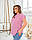 Блузка жіноча напівбатальна літня розміри 52-54-56 (3кв) "ASTRA" недорого від прямого постачальника, фото 2