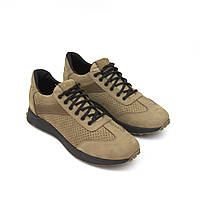 Песочные летние тактические кроссовки мужская обувь больших размеров 46 47 48 койот DolGa Nub Perf BS 31, 46, 31, Повседневный, Шнуровка, Полиэстер, Кроссовки, Анатомическое строение колодки, Нубук, Пено-латексная