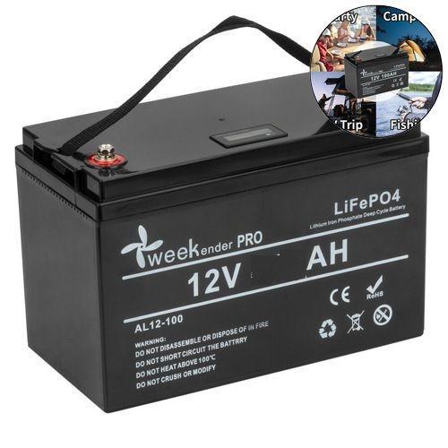 Тяговий акумулятор Weekender PRO. 12V. 80A/h LiFePO4. Без З/У. Літій-ферумна тягова акумуляторна батарея.