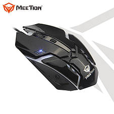 Мишка провідна ігрова MeeTion Gaming Mouse RGB MT-M371 чорна, фото 3