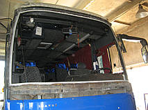 Изготовление и замена лобового стекла на автобусе Икарус365, IKARUS 366 в Никополе (Украина) 5