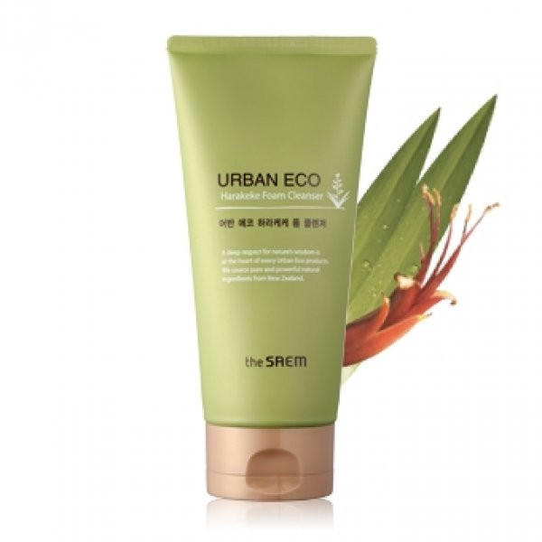 Пена для умывания увлажняющая с экстрактом льна The Saem Urban Eco Harakeke Foam Cleanser 150ml - фото 1 - id-p1839826841