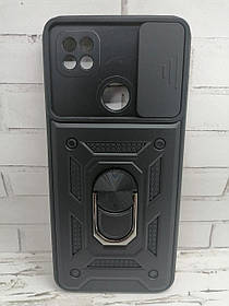 Чохол для Xiaomi Redmi 9c/Redmi 10a накладка з кільцем бампер протиударний чорний