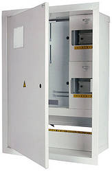 Шафа e.mbox.stand.w.f3.24.z.е металева, під 3-ф. електронний лічильник, 24 мод., що вбудовується, з